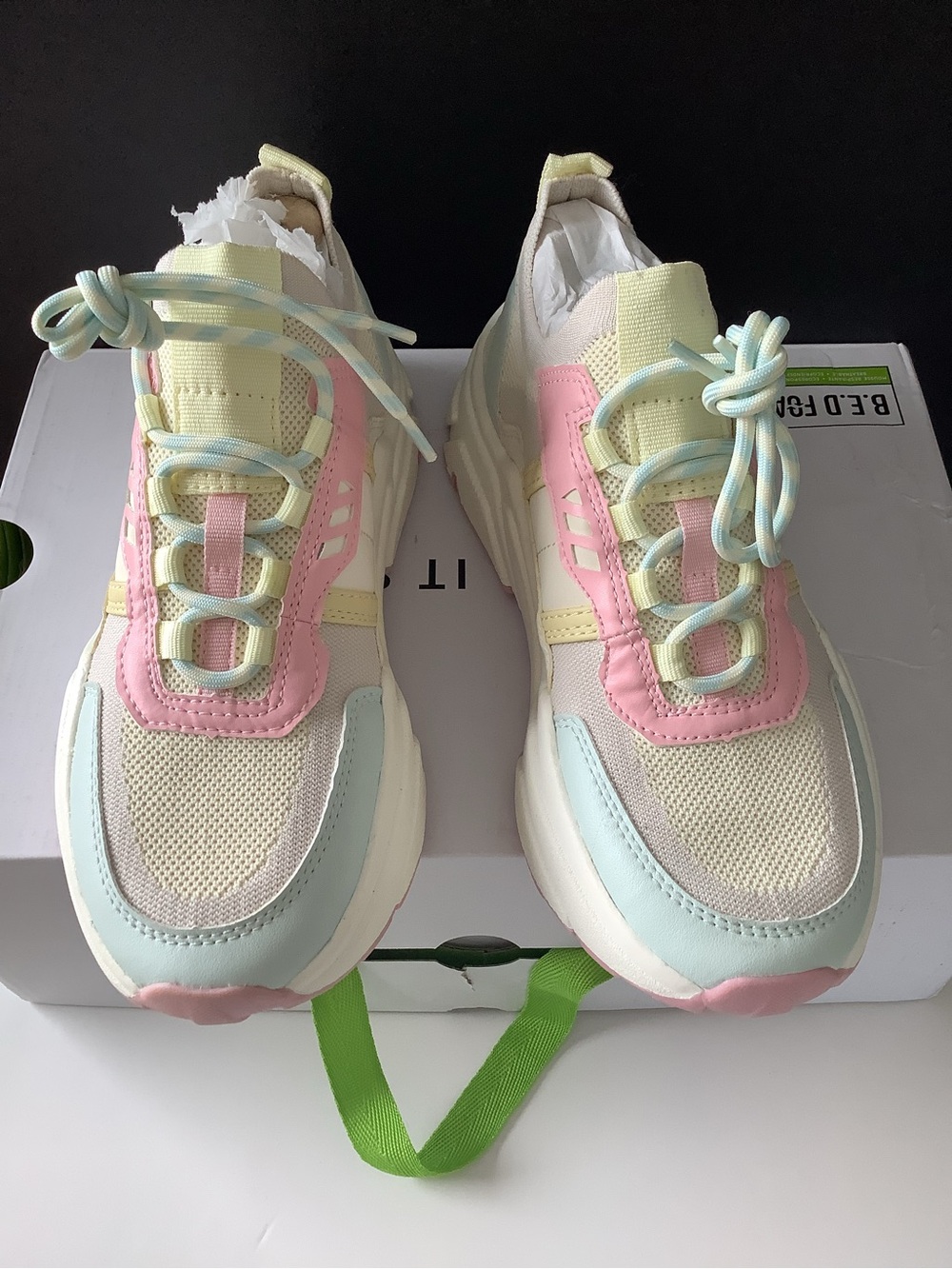 Call it Spring Pastel Multi-Color Fashion Sneakers, Women’s Sz. 9 , NEW